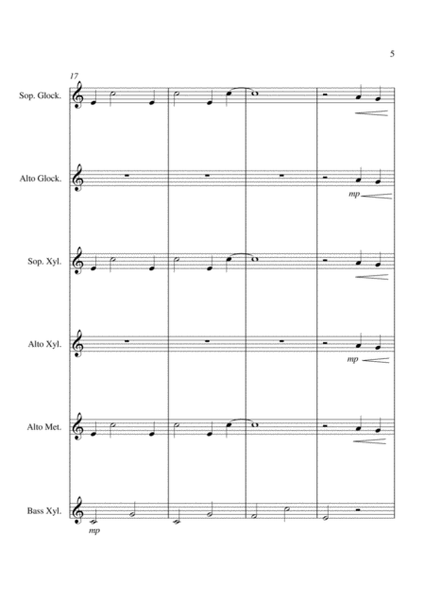 The Entertainer (Main Theme) - For Orff Ensemble image number null