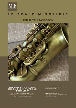 Book cover for Le Scale Misolidie Per Tutti i sassofoni