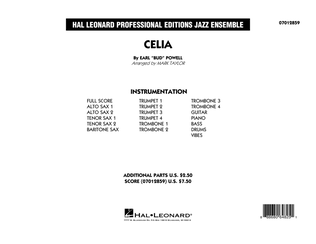 Book cover for Celia - Conductor Score (Full Score)
