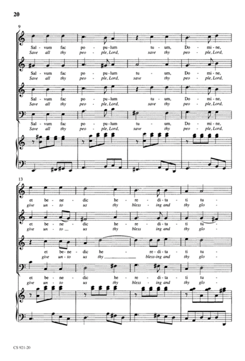 Te Deum - Choral Score