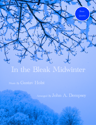 Book cover for In the Bleak Midwinter (Brass Quartet): Two Trumpets, Trombone and Tuba