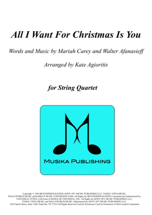 Book cover for All I Want For Christmas Is You