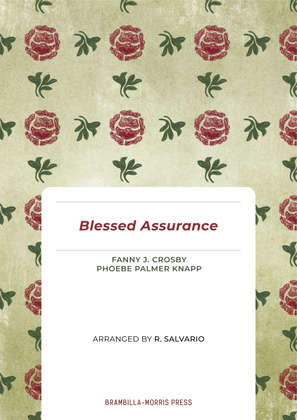 Book cover for Blessed Assurance - Flute (With Piano Accompaniment)
