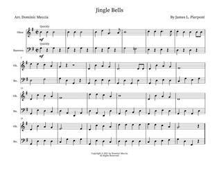 Book cover for Jingle Bells- Oboe and Bassoon Duet