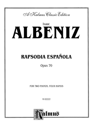 Book cover for Albéniz: Rapsodia Española, Op. 70
