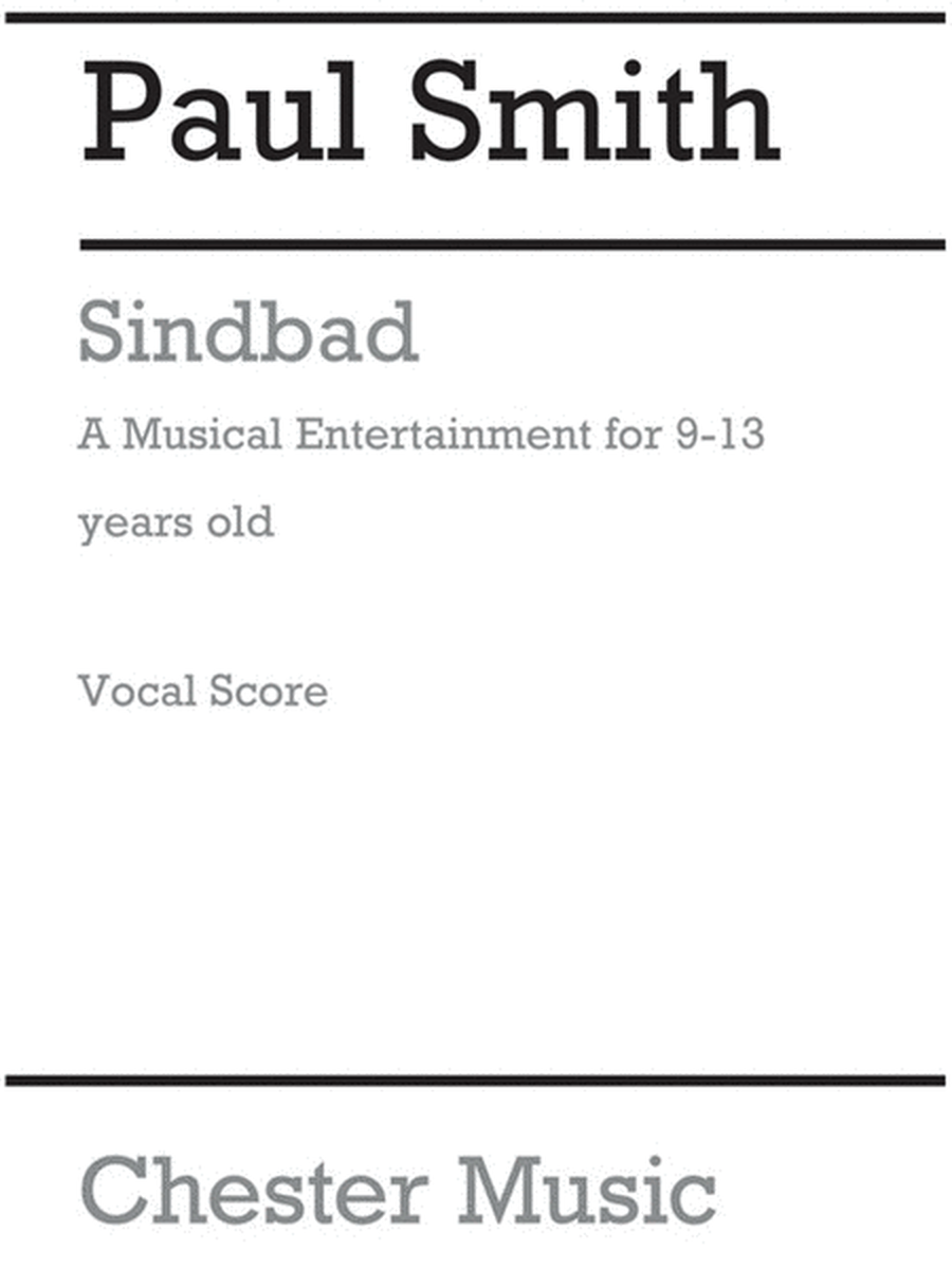 Smith/Godfrey Sinbad Vocal Score(Arc)
