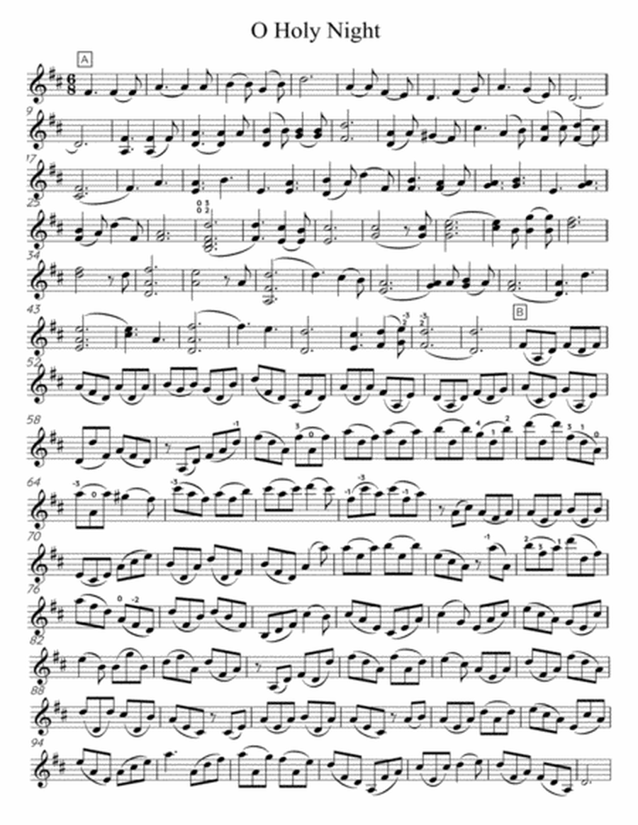 O Holy Night - Solo Violin image number null