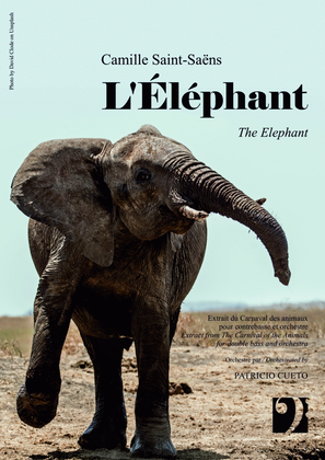 Book cover for L'Éléphant (The Elephant) - for Double Bass solo and orchestra