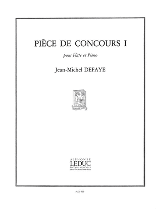 Book cover for Piece De Concours No.1 (flute & Piano)