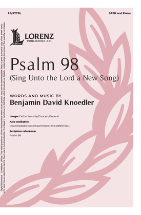 Book cover for Psalm 98