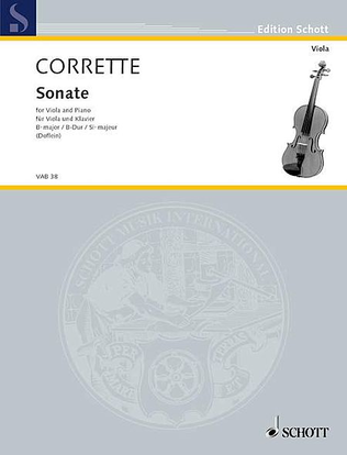 Book cover for Sonata in B-flat Major