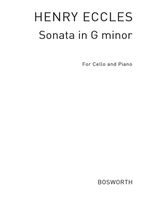 Book cover for Sonata In G Minor For Cello And Piano