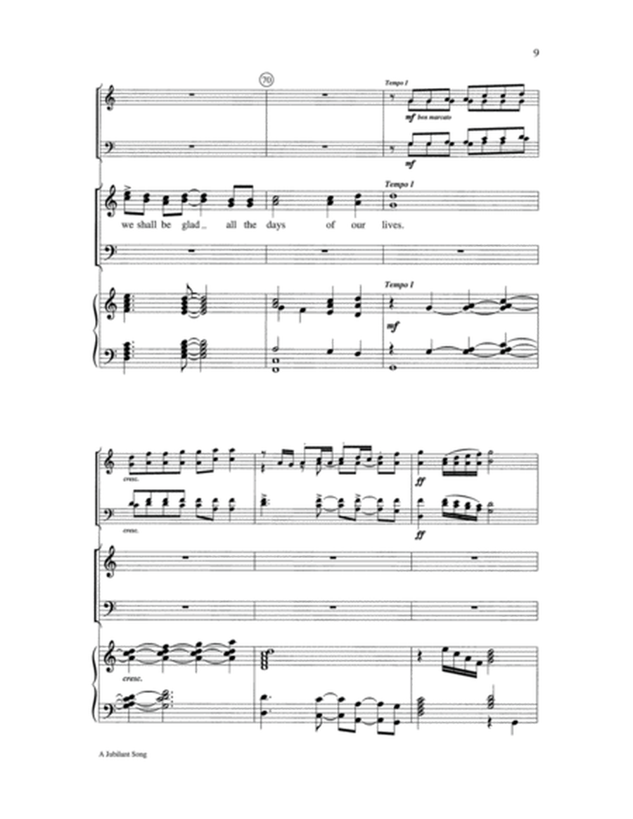 A Jubilant Song by Allen Pote 3-Part - Digital Sheet Music