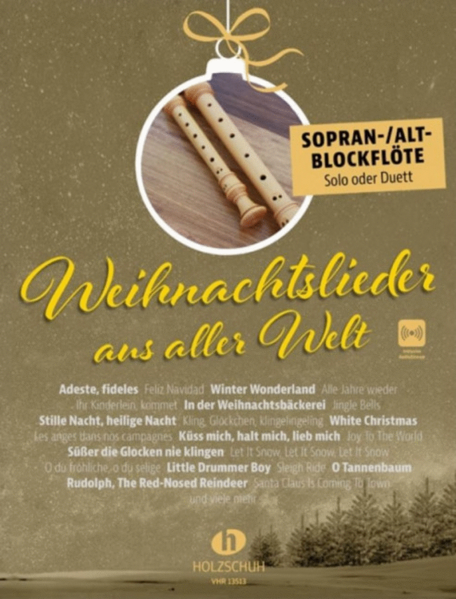 Weihnachtslieder aus aller Welt - Blockflöte (C+F)