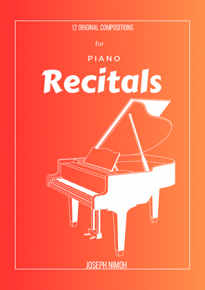 Book cover for 12 Original Compositions for Piano Recitals