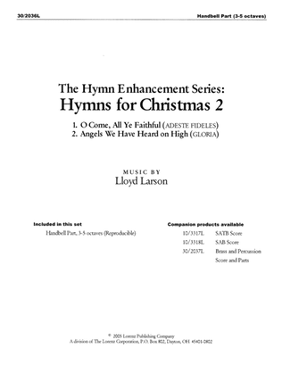 Book cover for Hymns for Christmas 2 - Reproducible Handbell Part