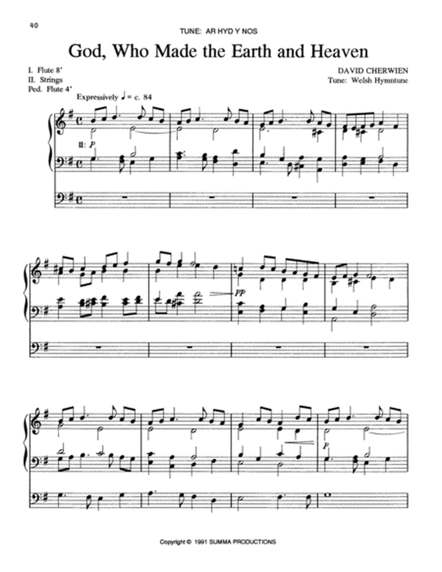 Interpretations, Book VIII by David Cherwien Organ Solo - Sheet Music