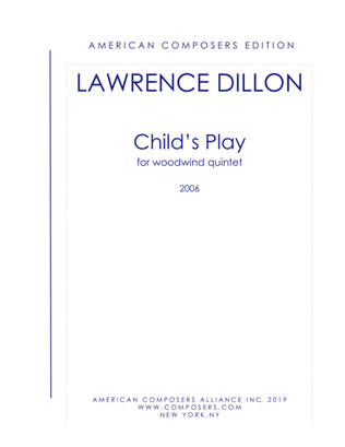 Book cover for [Dillon] Child's Play