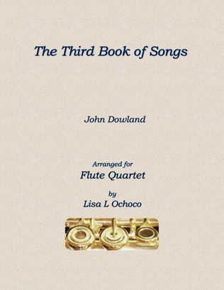 Book cover for The Third Book of Songs for Flute Quartet