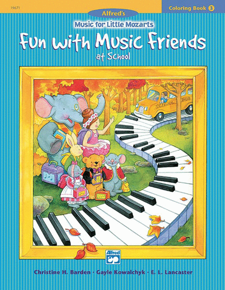 Music For Little Mozarts - Coloring Book 3 (Fun With Music Friends At School)