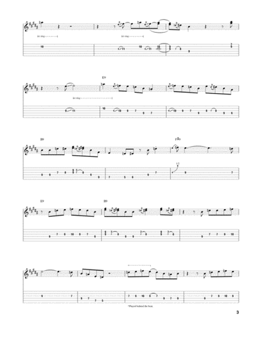 Extra Jimmies by The Fabulous Thunderbirds Electric Guitar - Digital Sheet Music