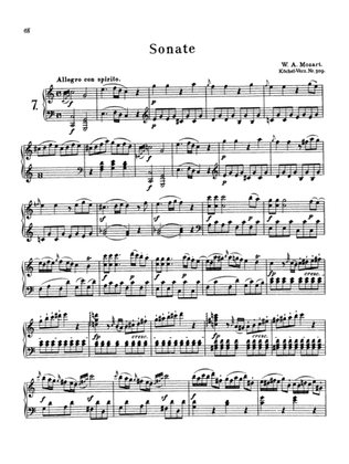 Mozart: Piano Sonata No. 7 in C Major