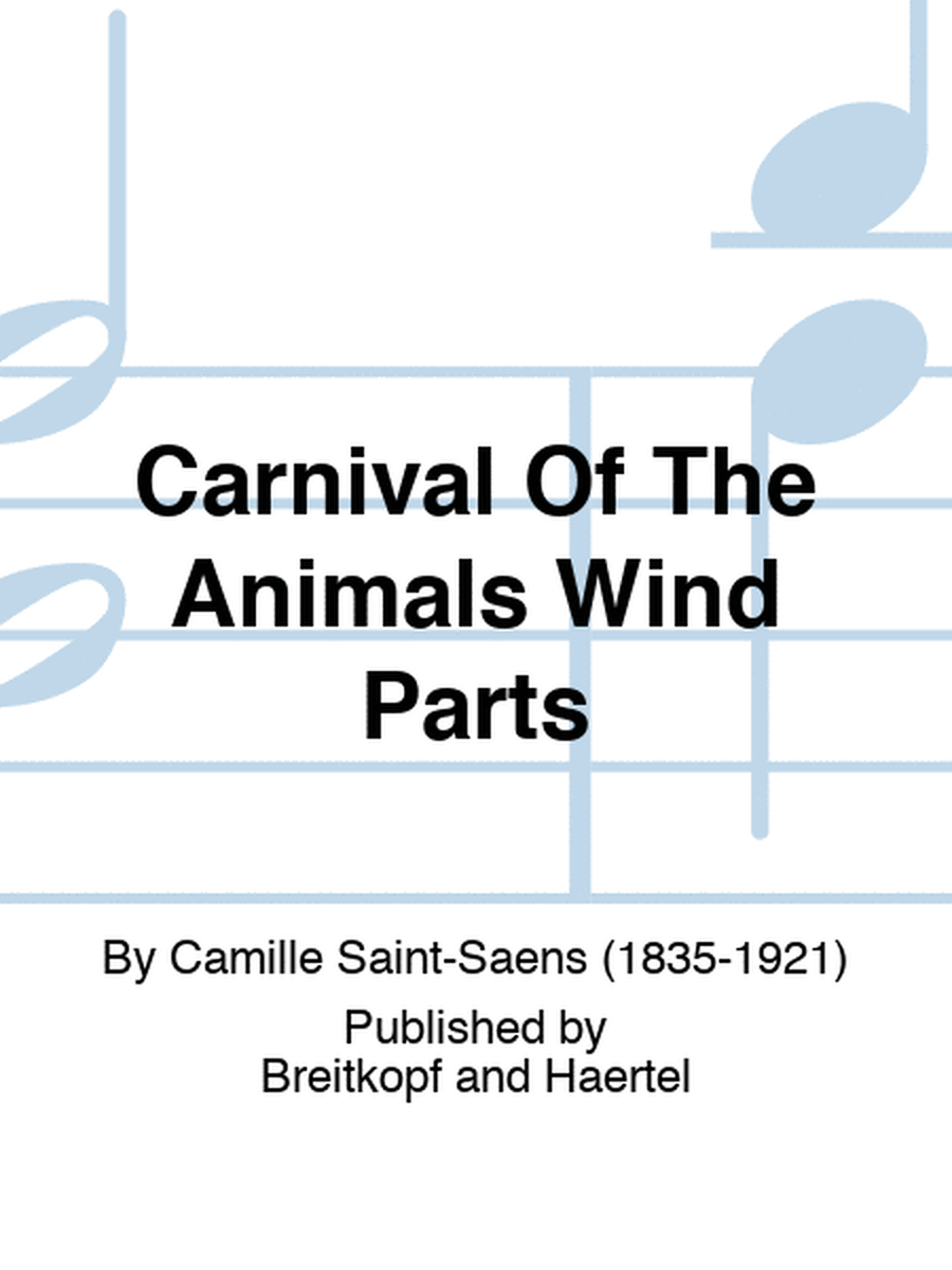 Carnival Of The Animals Wind Parts