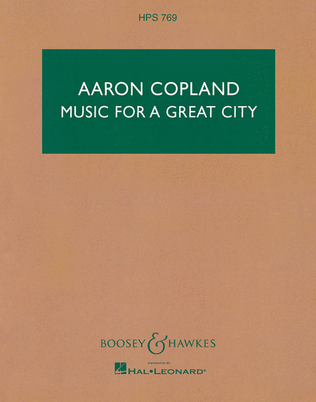 Book cover for Music for a Great City