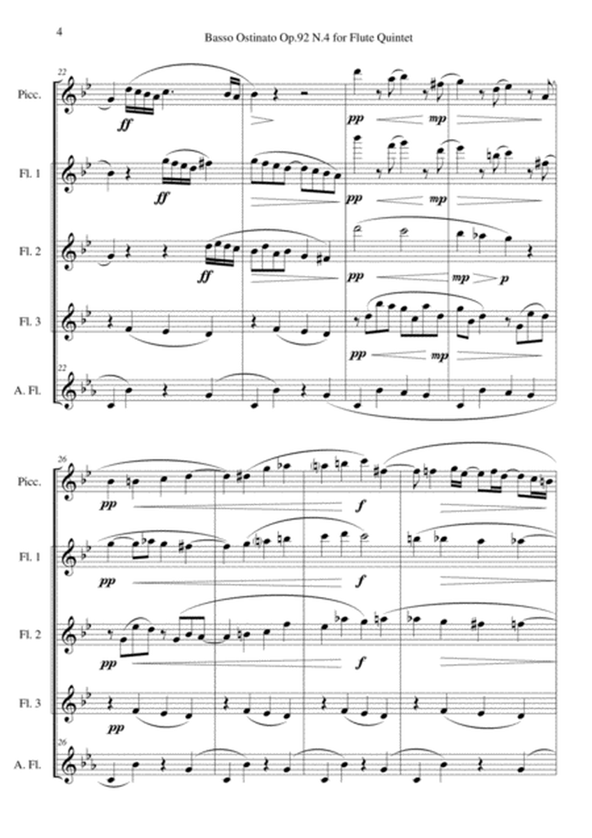 Basso Ostinato Op.92 N.4 for Flute Quintet image number null