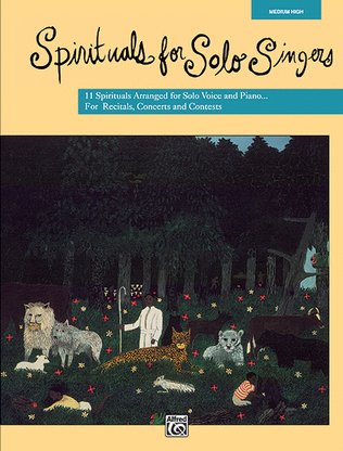 Book cover for Spirituals for Solo Singers