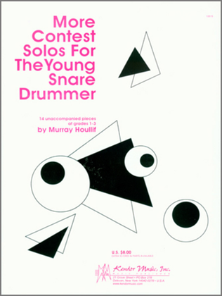 Book cover for More Contest Solos For The Intermediate Snare Drummer