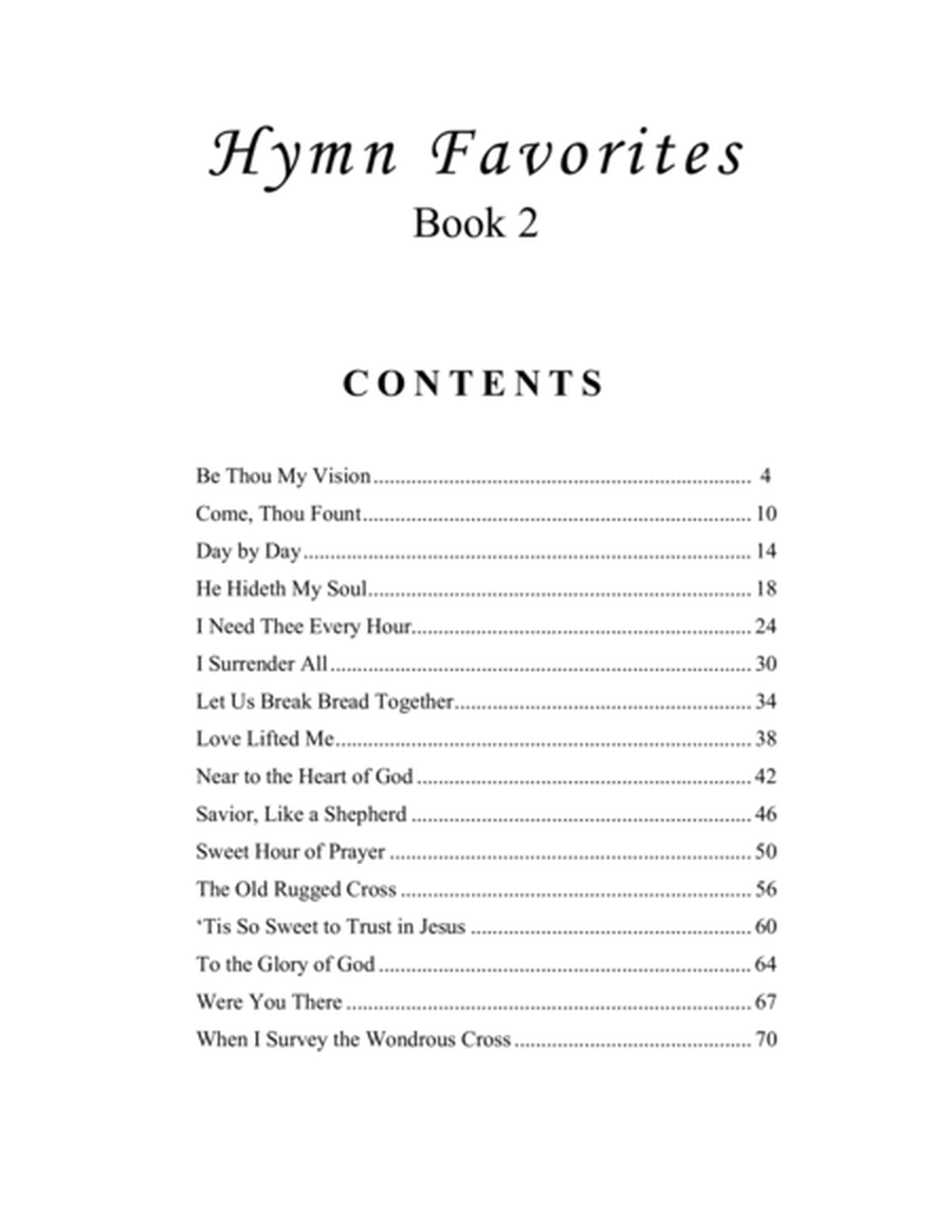 Hymn Favorites, Book 2 - A Collection of Sixteen Piano Solos image number null