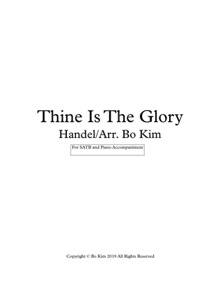 Book cover for Thine Is The Glory