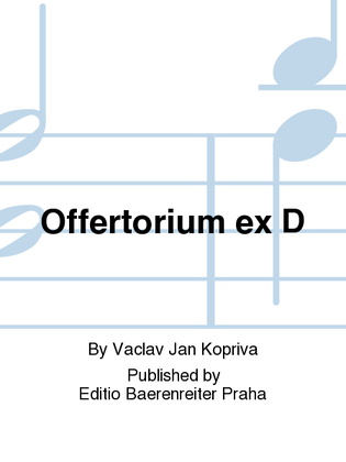 Book cover for Offertorium ex D