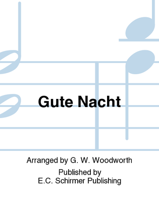 Book cover for Gute Nacht (Good Night)
