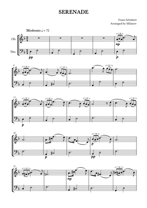 Serenade | Ständchen | Schubert | oboe and trombone duet