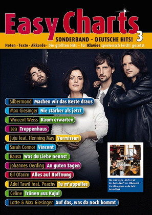 Book cover for Easy Charts Sonderband: Deutsche Hits! 3