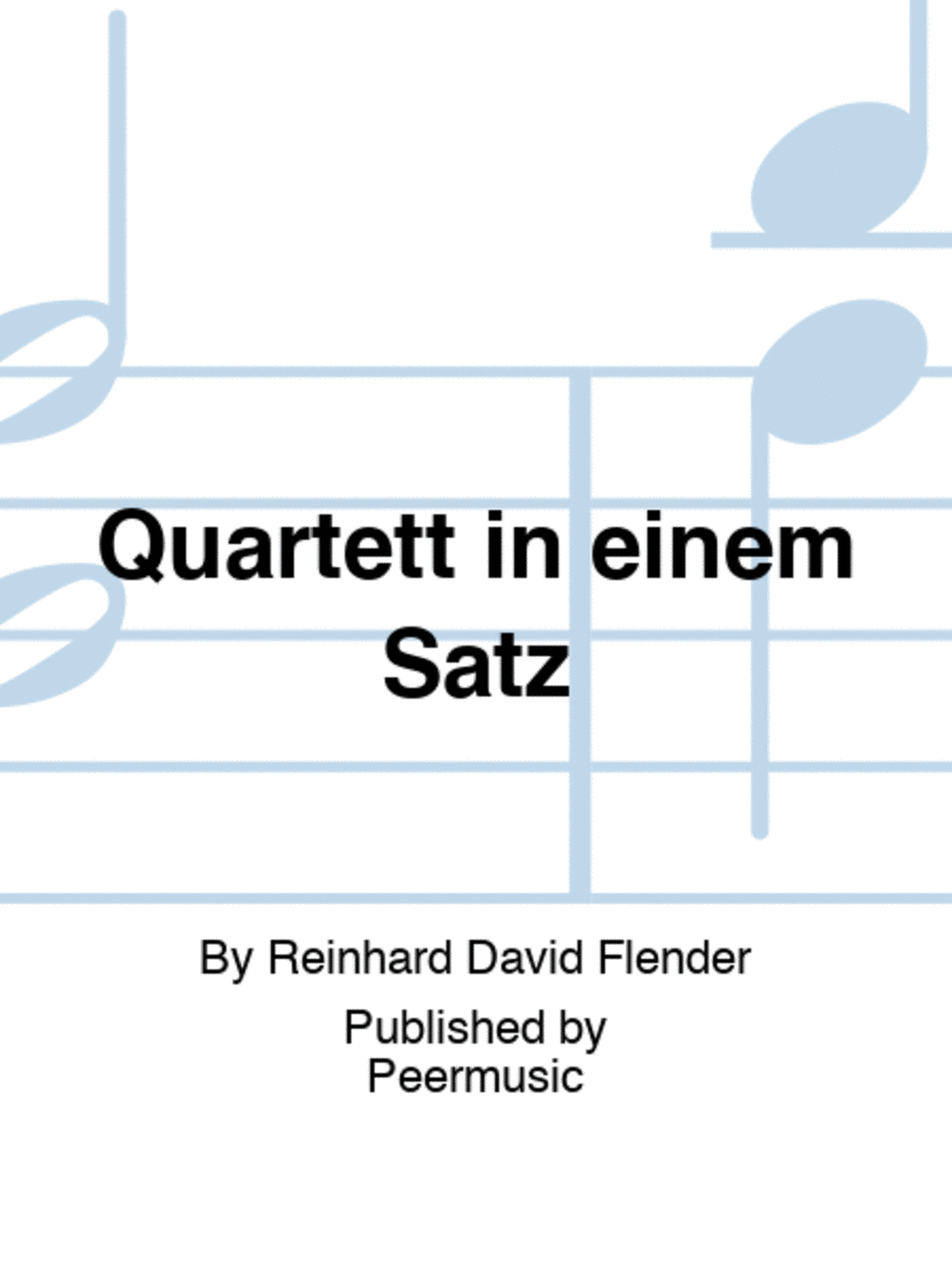 Quartett in einem Satz