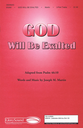 Book cover for God Will Be Exalted