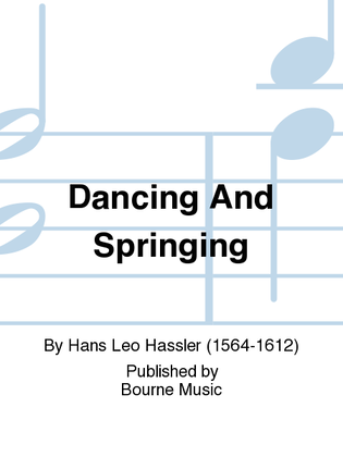Book cover for Dancing And Springing