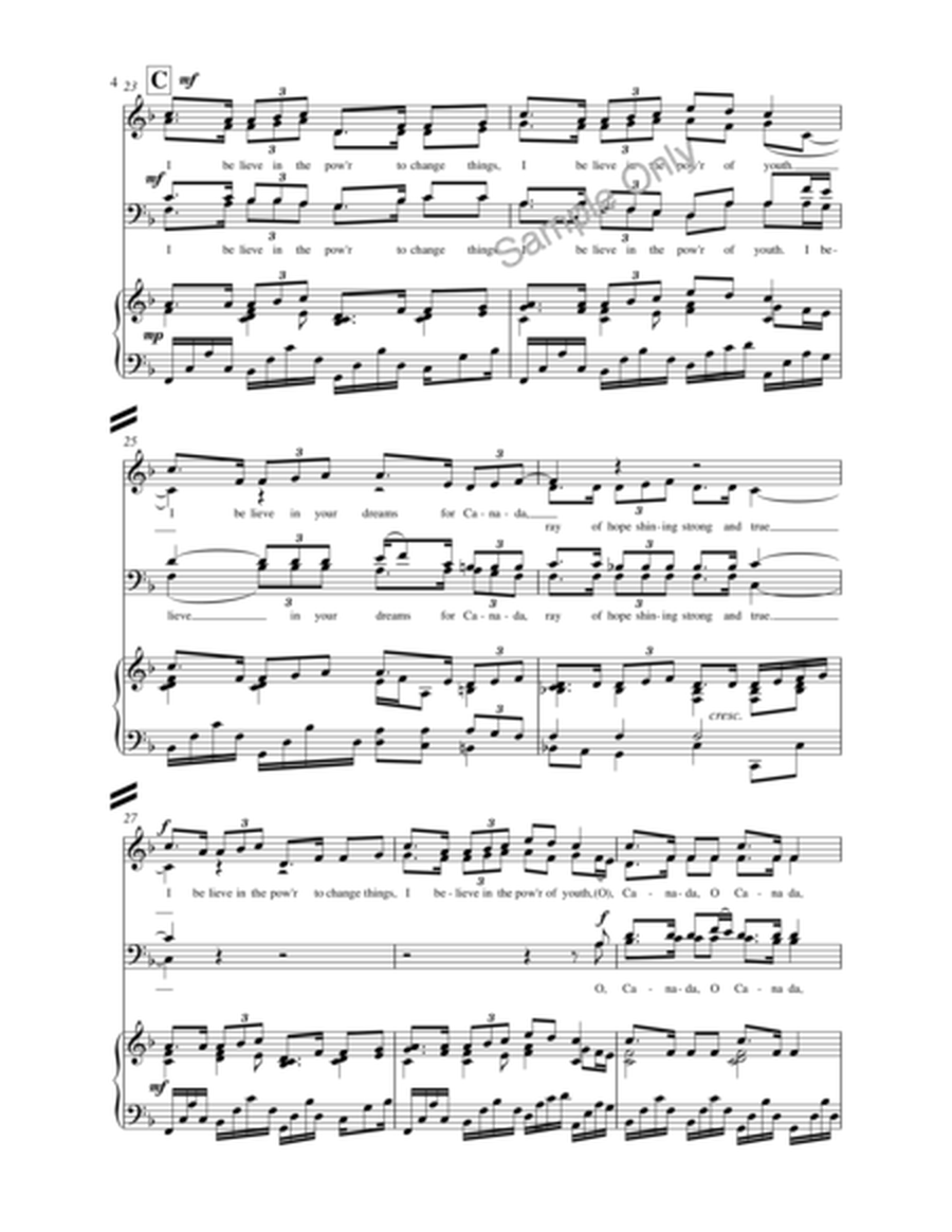 To Young Canadians by James Wright 4-Part - Sheet Music