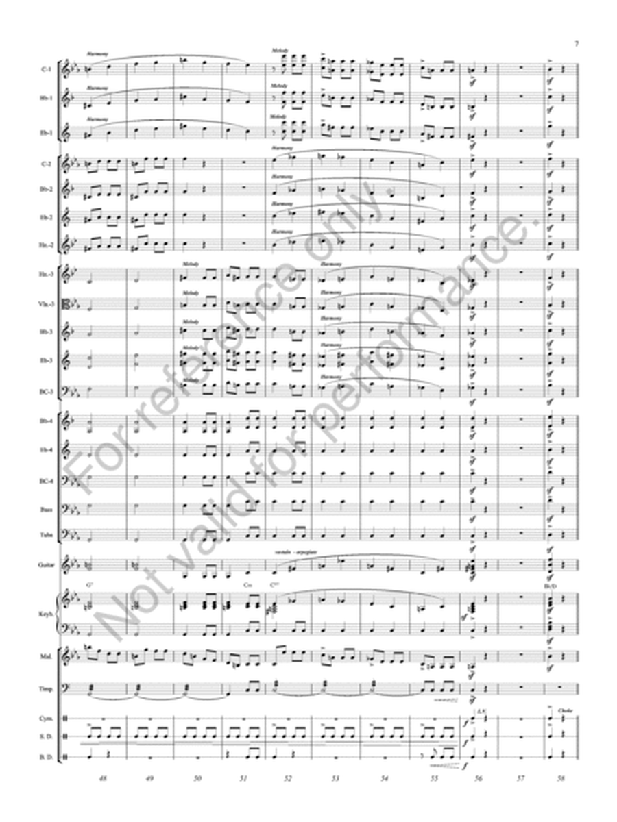 Symphony No. 5 in C Minor by Ludwig van Beethoven Concert Band - Sheet Music