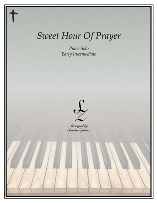 Book cover for Sweet Hour Of Prayer (early intermediate hymn)