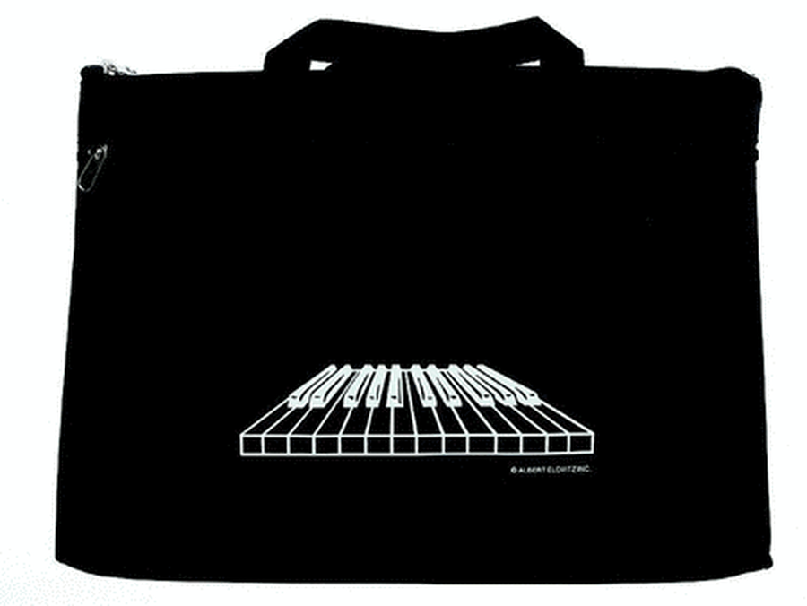 Dbl Zipper Portfolio Keyboard Black