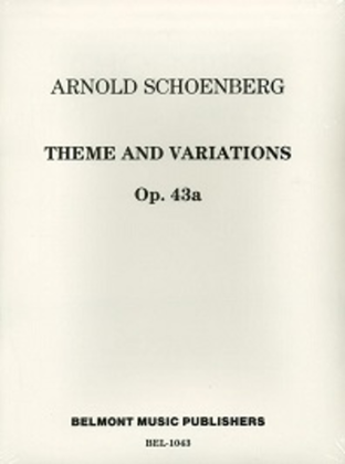 Theme and Variations for Windband, Op. 43a