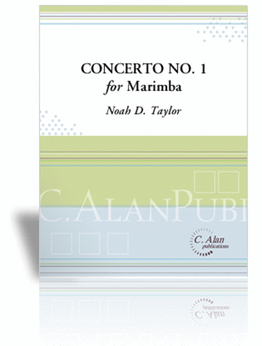 Concerto No. 1 in D Minor for Marimba (piano reduction)