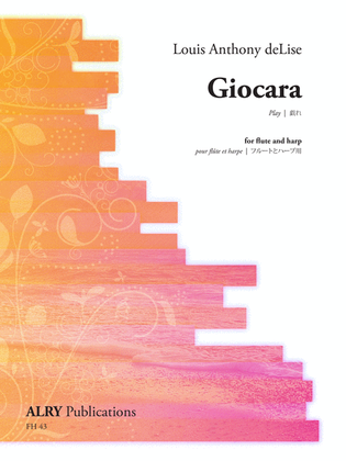 Book cover for Giocara for Flute and Harp