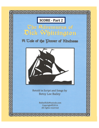 Book cover for The Adventures of Dick Whittington - Score Part 2