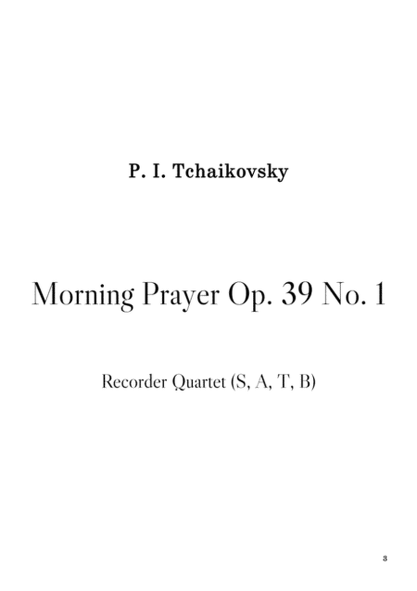 Morning Prayer Op. 39 No. 1 - Tchaikovsky image number null