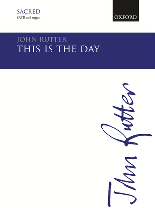 Book cover for This is the day
